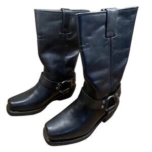 Harley Davidson Ladies Hustin Riding Boot Style 85354 Black Size 6 DAMAGED